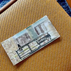 L Train - Sakura Koi Watercolour Original Painting